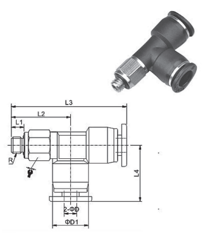 Mini Quick Push-In Fittings QM DG
